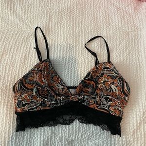 Free People Bralette Small Womens Lace